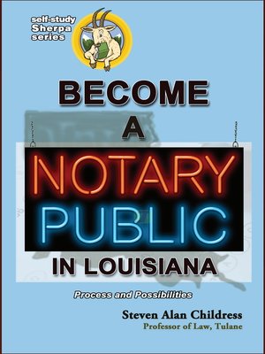 cover image of Become a Notary Public in Louisiana